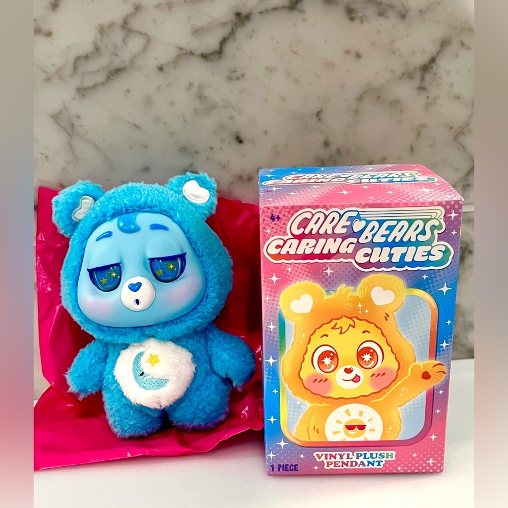 CareBears Caring Cuties Sealed Bag Blind Box pendant / keychain  BEDTIME BEAR